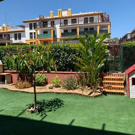 Apartment Con Jardin Privado Y Acceso A Piscina Huelva